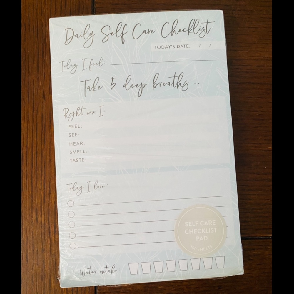 Daily Self Care Checklist